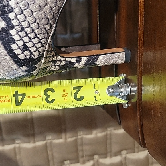 Leather Snake Heel Bootie - Picture 8 of 8